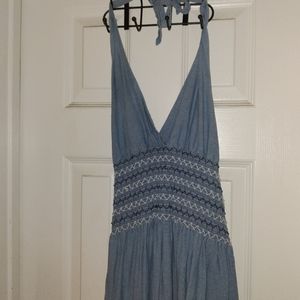 Halter Jean sundress  jean